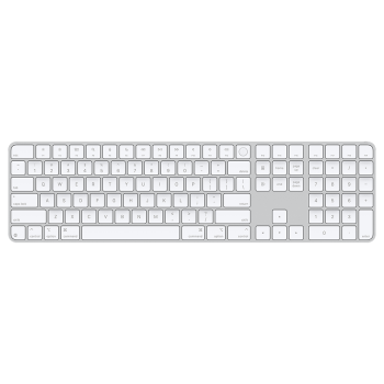 Magic Keyboard with Touch ID and Numeric Keypad for Mac models with Apple silicon - US English - White Keys