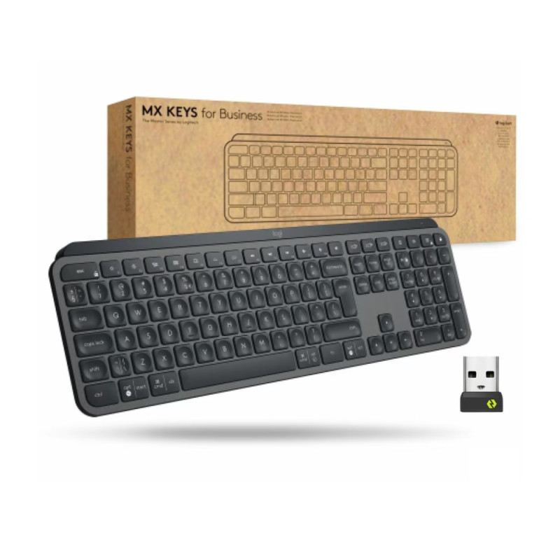 Logitech MX Keys Wireless Illuminated Keyboard for Business