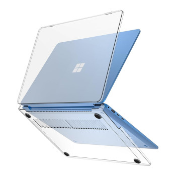 Protective Case for 13.8 inch Microsoft Surface Laptop 7 2024 Release, Hard Shell Transparent
