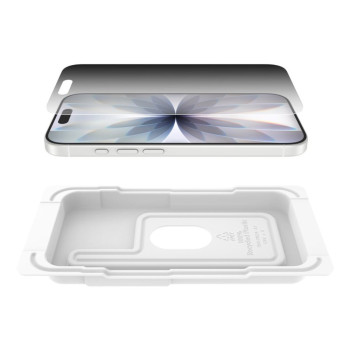 InvisiGlass Privacy Filter Screen Protector for iPhone 17 / iPhone 16 Pro, Gen 2