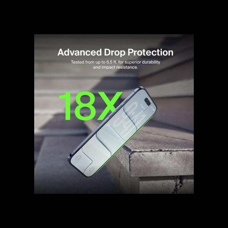 InvisiGlass Privacy Filter Screen Protector for iPhone Air