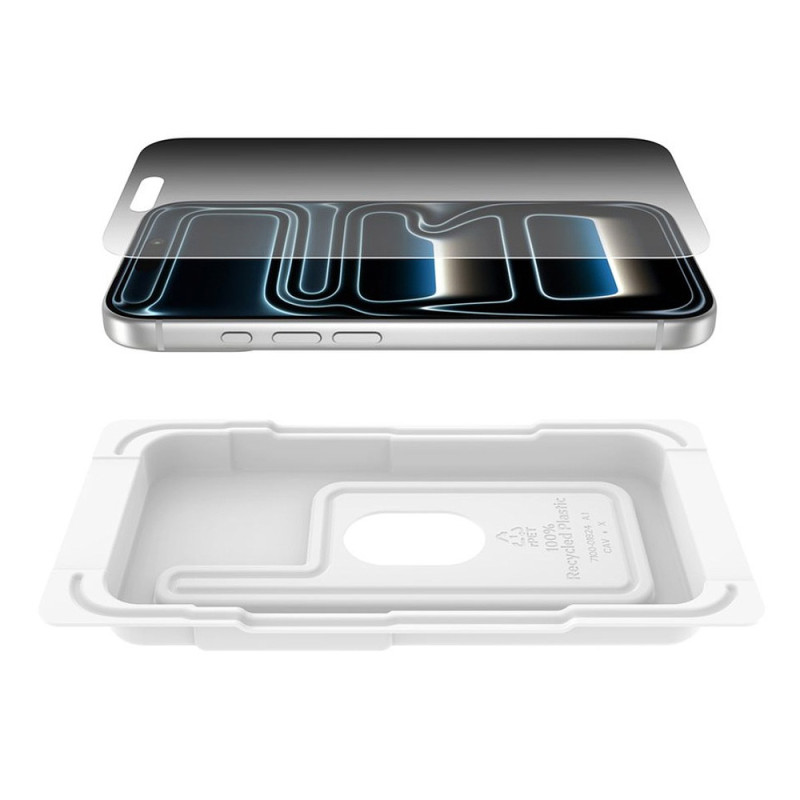 Belkin InvisiGlass Privacy Treated Screen Protector for iPhone 17 Pro - , 9H Scratch-resistant