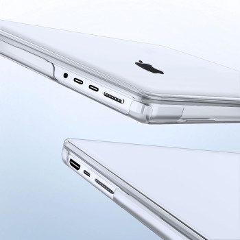 MOSISO Transparent Plastic Hard Shell Case compatible with MacBook Pro 14 inch